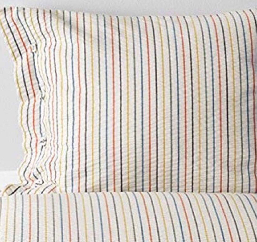 Ikea Rajgras Queen Duvet Cover And Pillowcases With Thin
