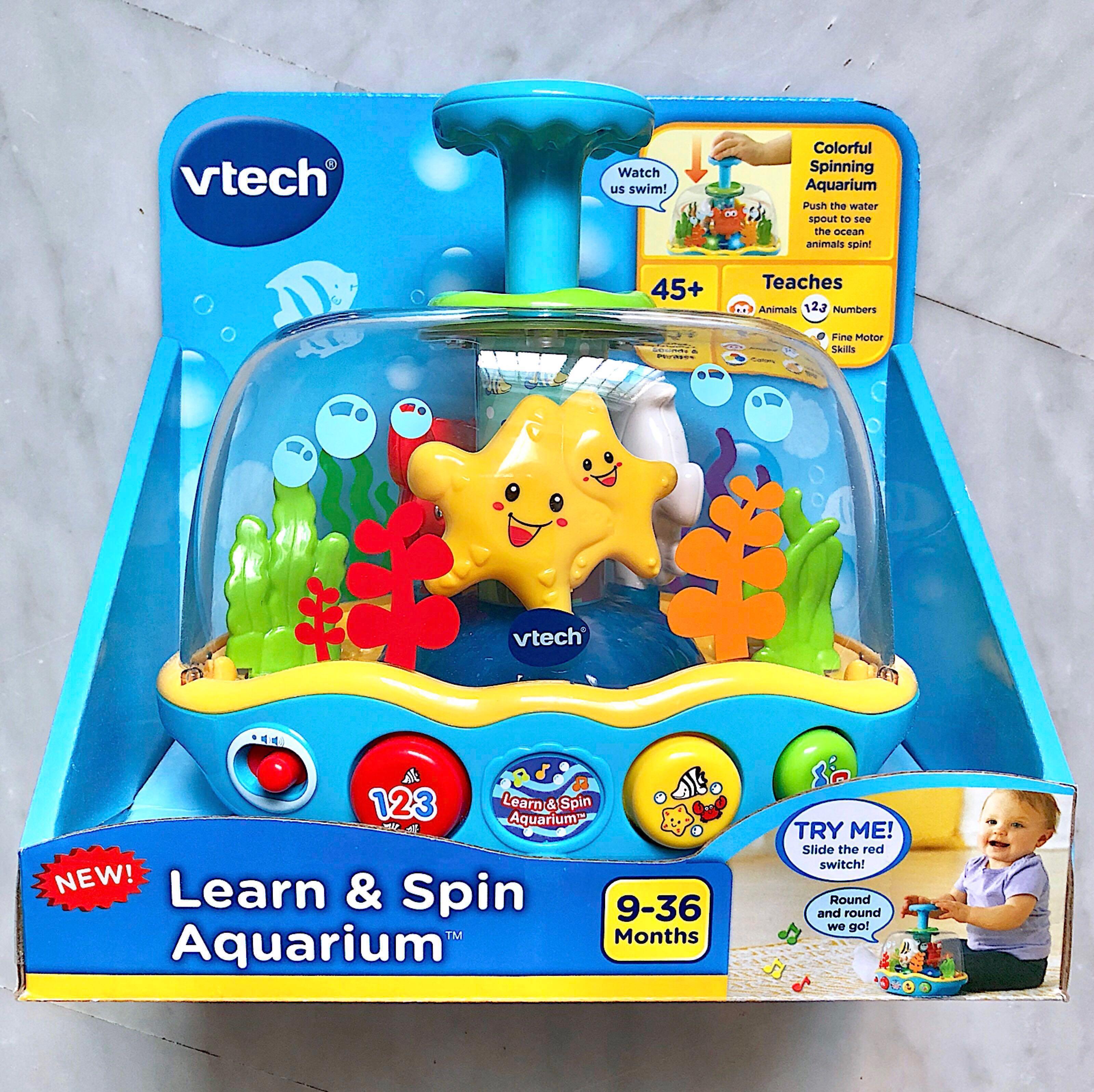 Vtech learn & spin aquarium clearance