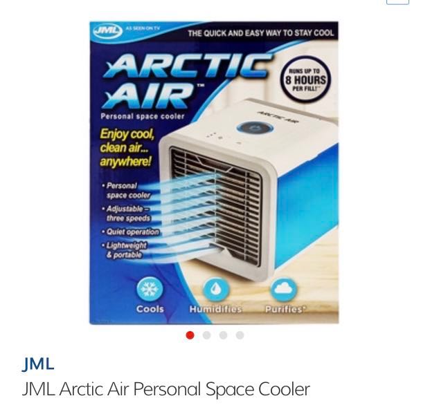 JML Arctic Air Personal Space Cooler TV Home Appliances Air