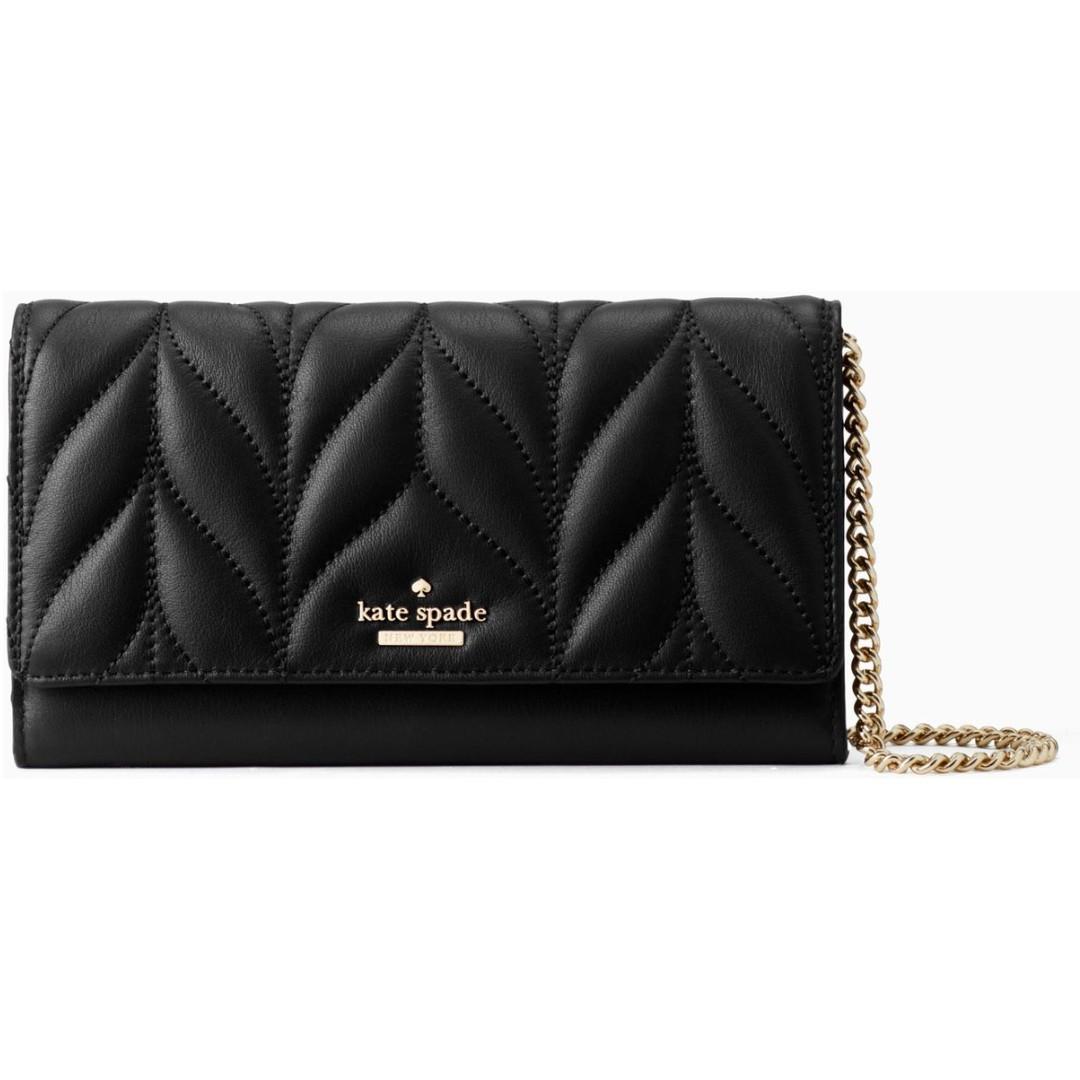 kate spade quilted clutch