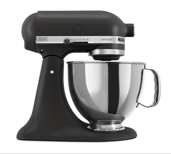 Kitchenaid Artisan Mixer cast iron black, TV & Home Appliances, Kitchen Appliances, Hand