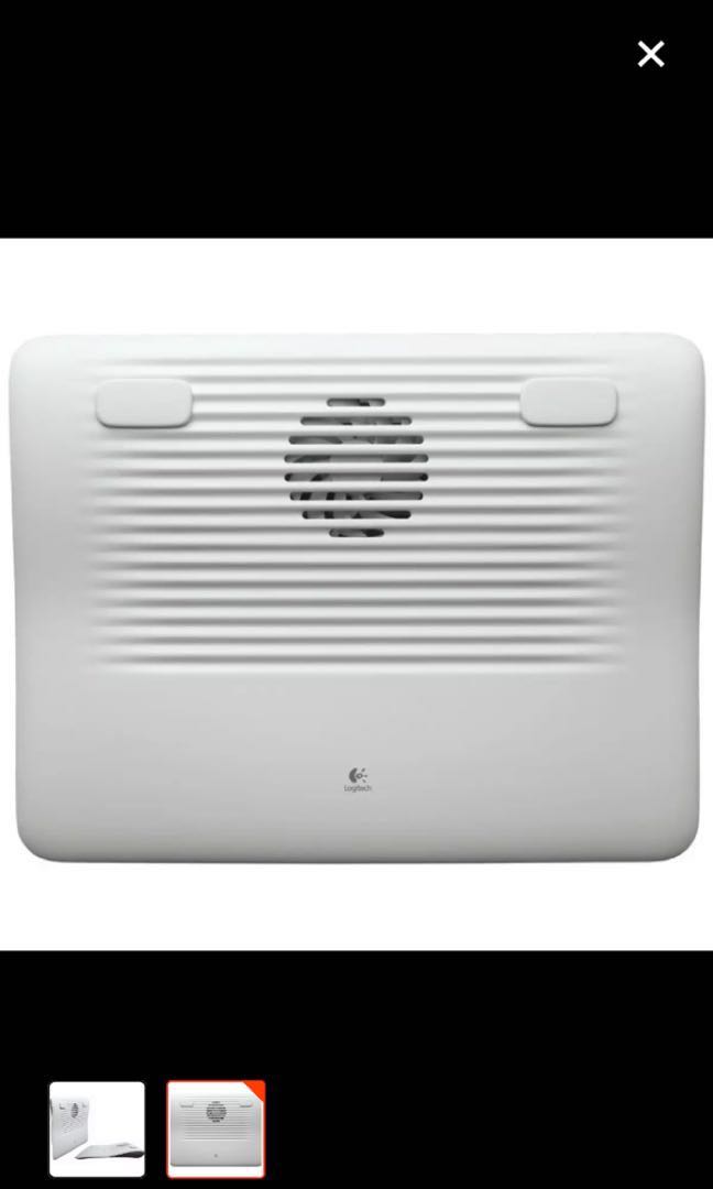 Logitech laptop cooling fan pad, Computers & Tech, Parts & Accessories ...