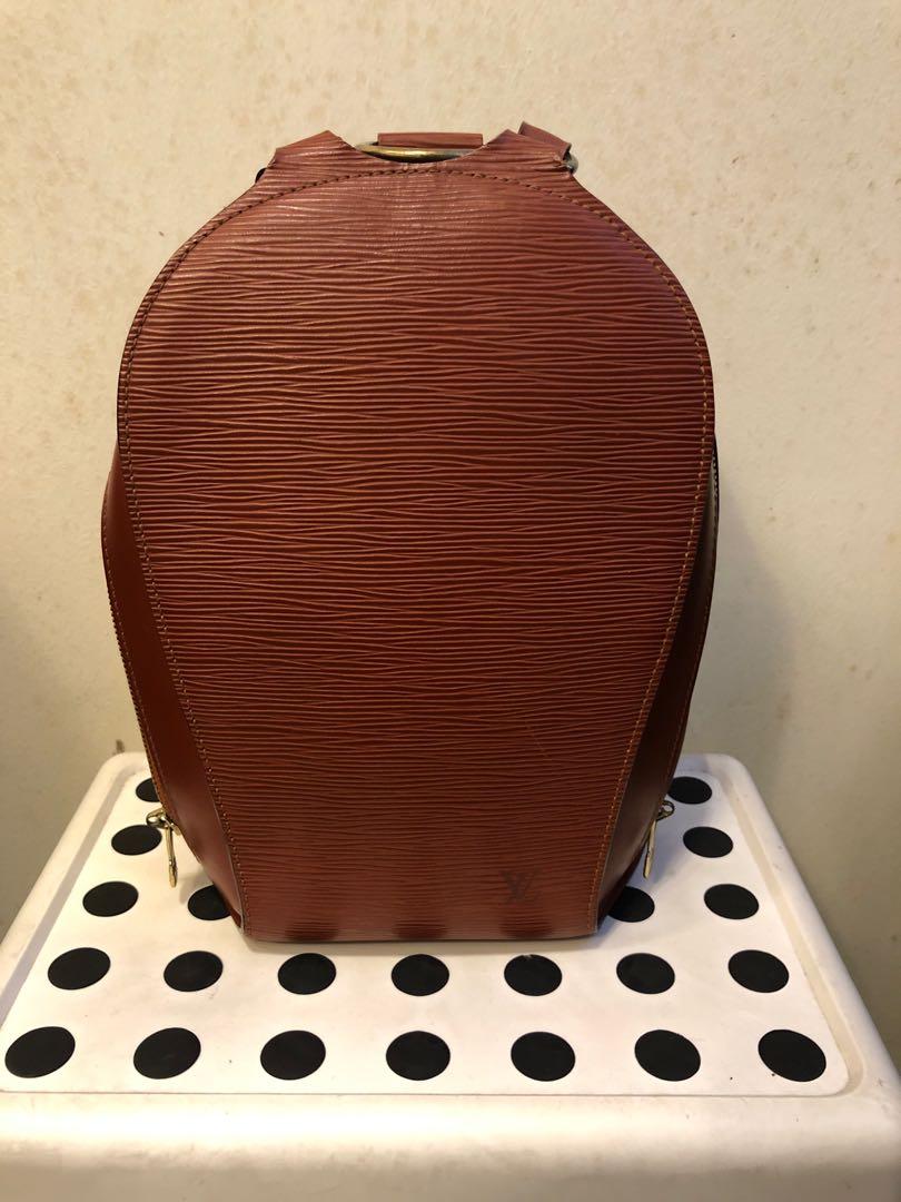 Louis Vuitton Red Epi Leather Mabillon Backpack