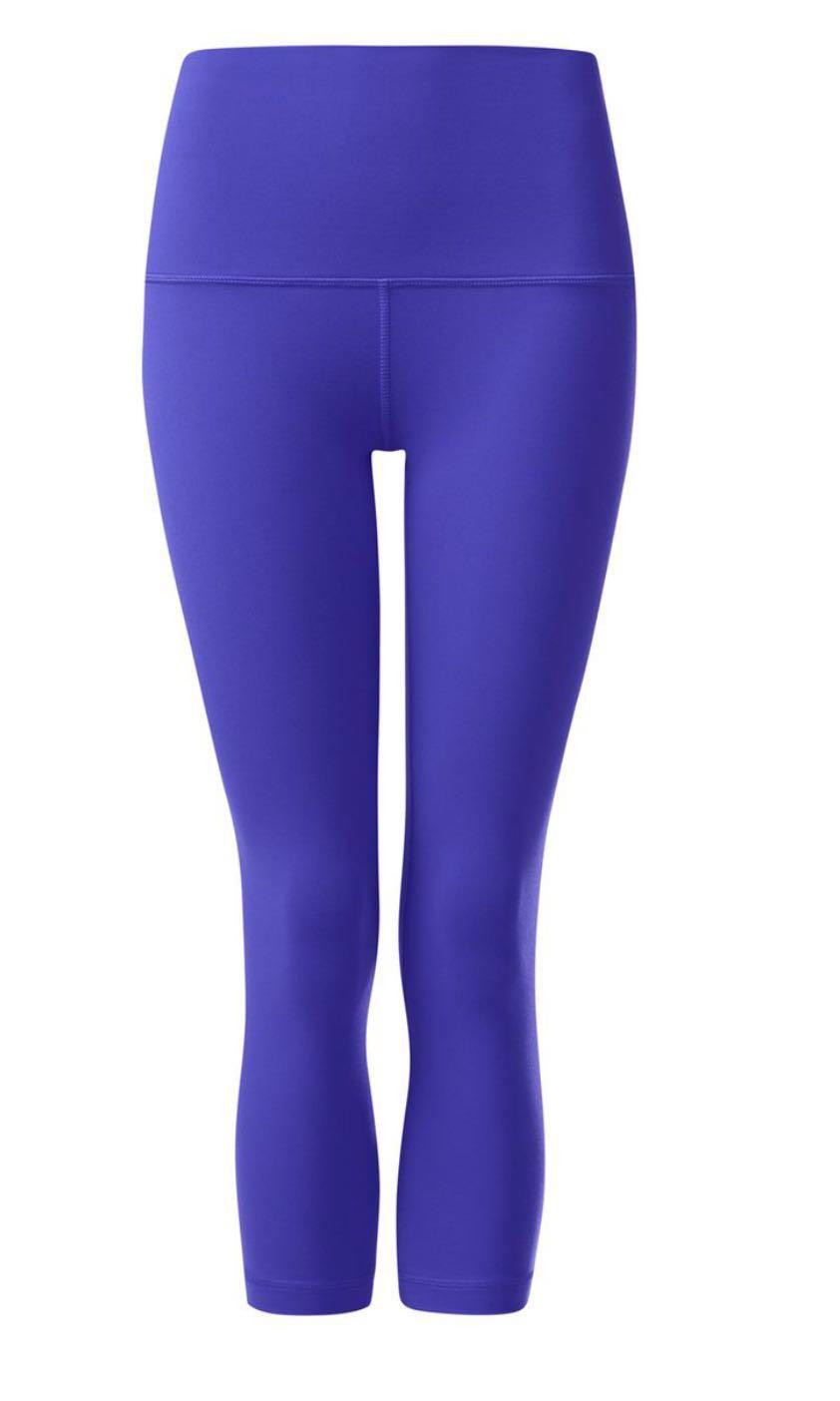 Lululemon Wunder Under Crop Hi Rise Super Purple Women s Fashion Activewear on Carousell
