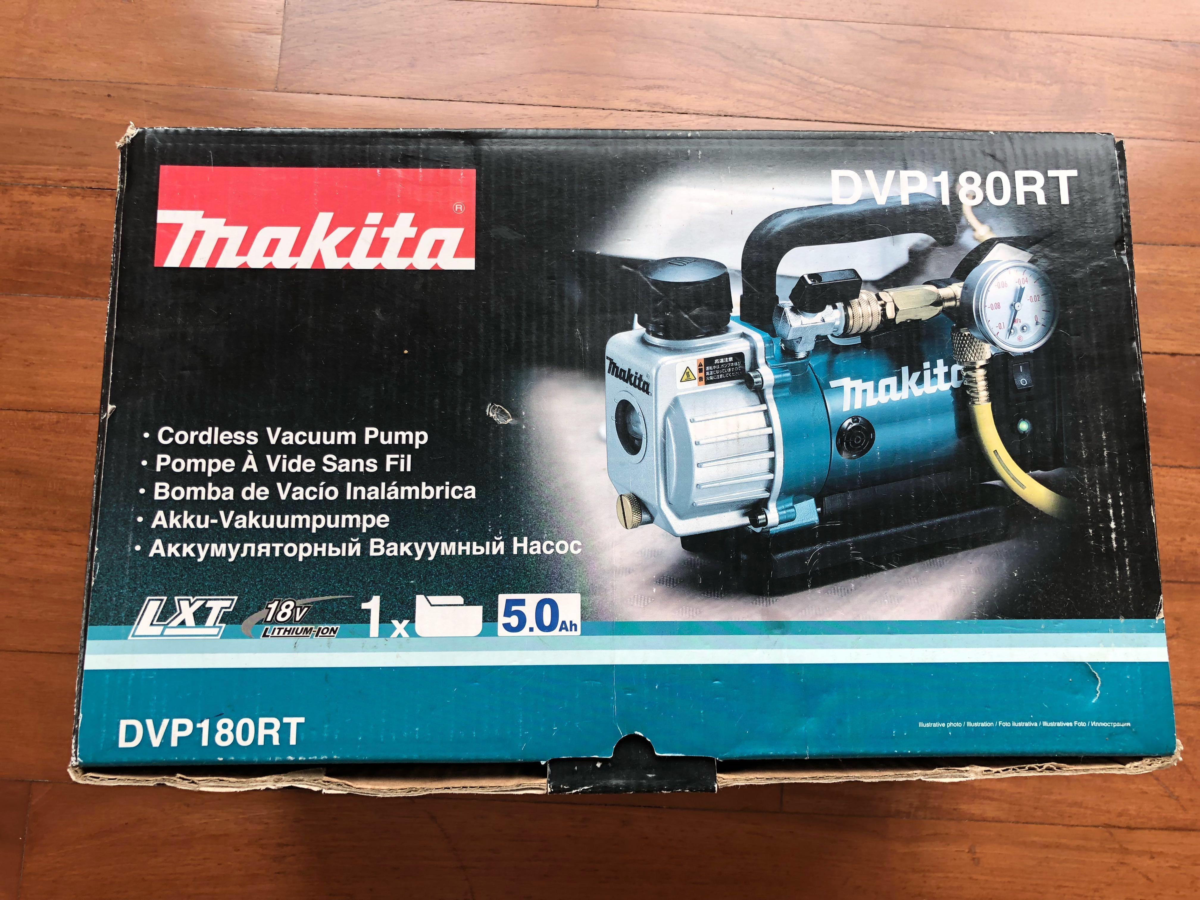 Makita Vacuum Pump - Wireless DVP180RT, Furniture & Home Living