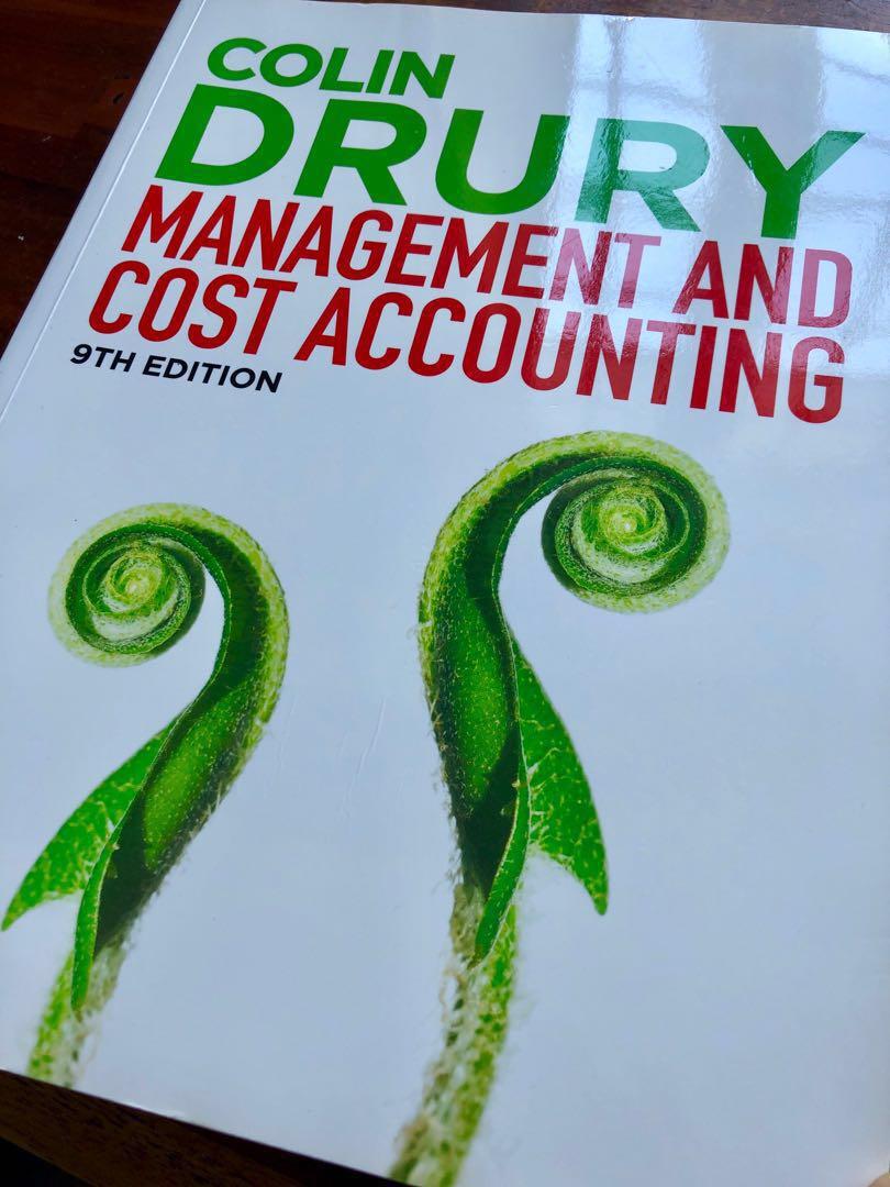Management And Cost Accounting By Colin Drury 9th Edition Computers Tech Office Business Technology On Carousell
