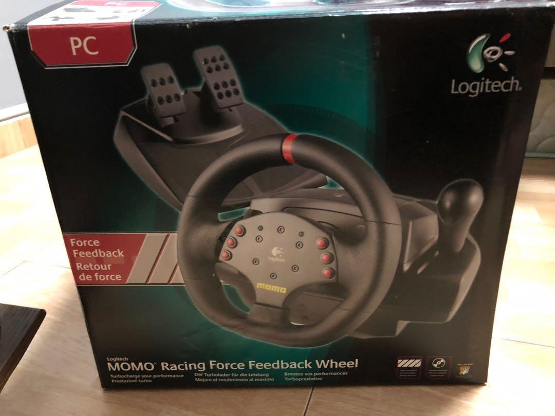 MOMO Racing Force Feedback Wheel, Video Gaming, Video Game Consoles, Others  on Carousell