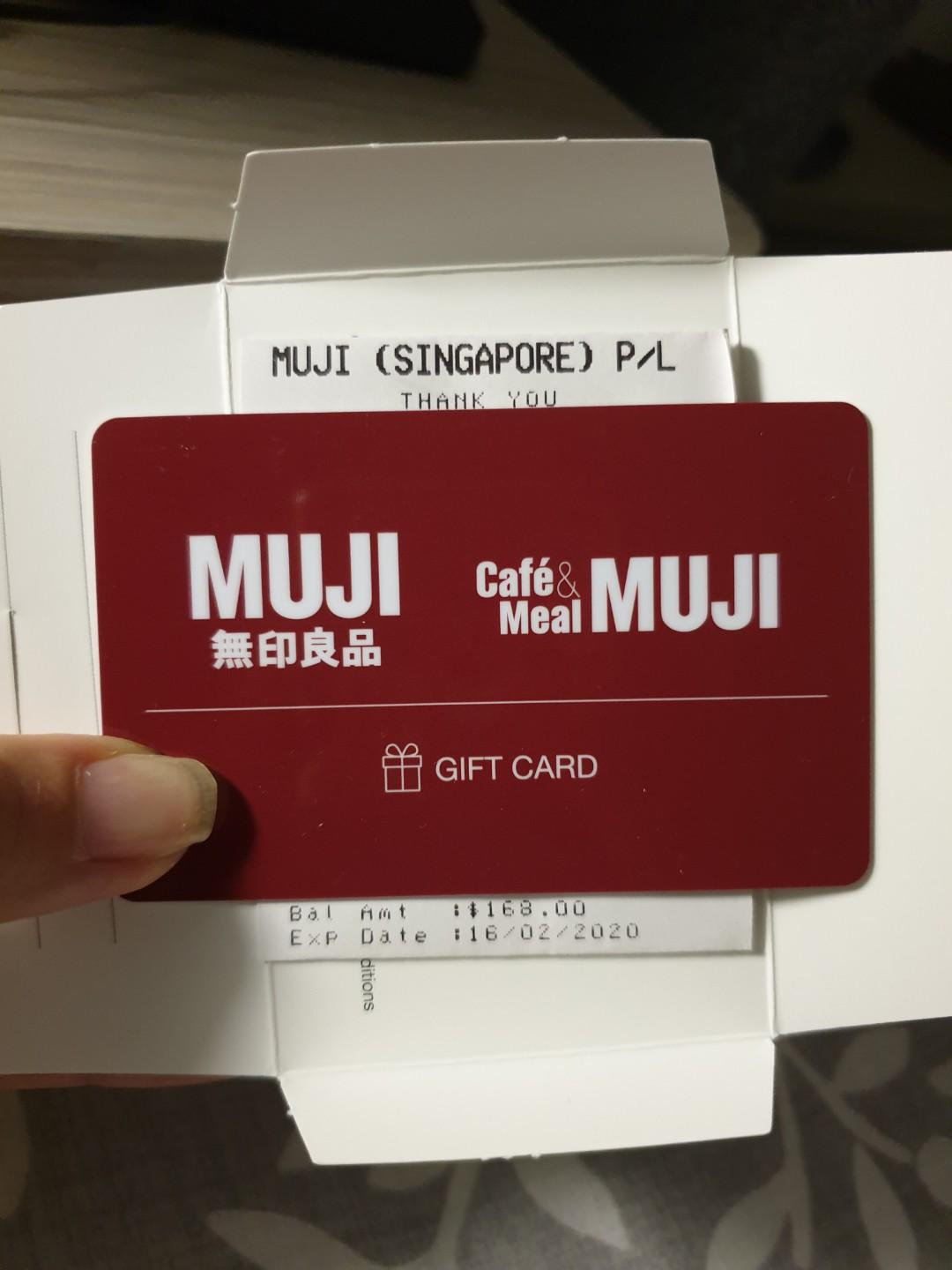 Muji Gift Card With Credit Everything Else On Carousell