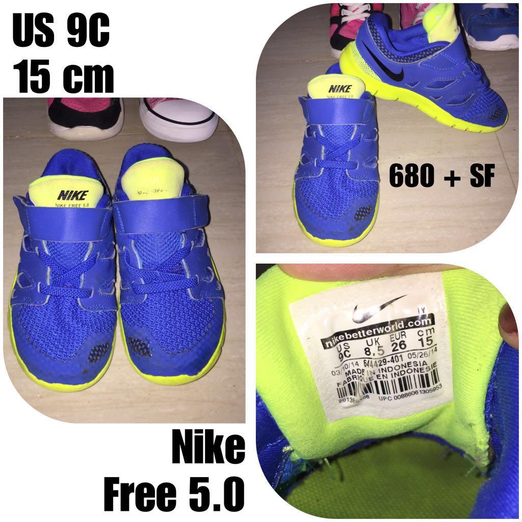 nike 9c in cm