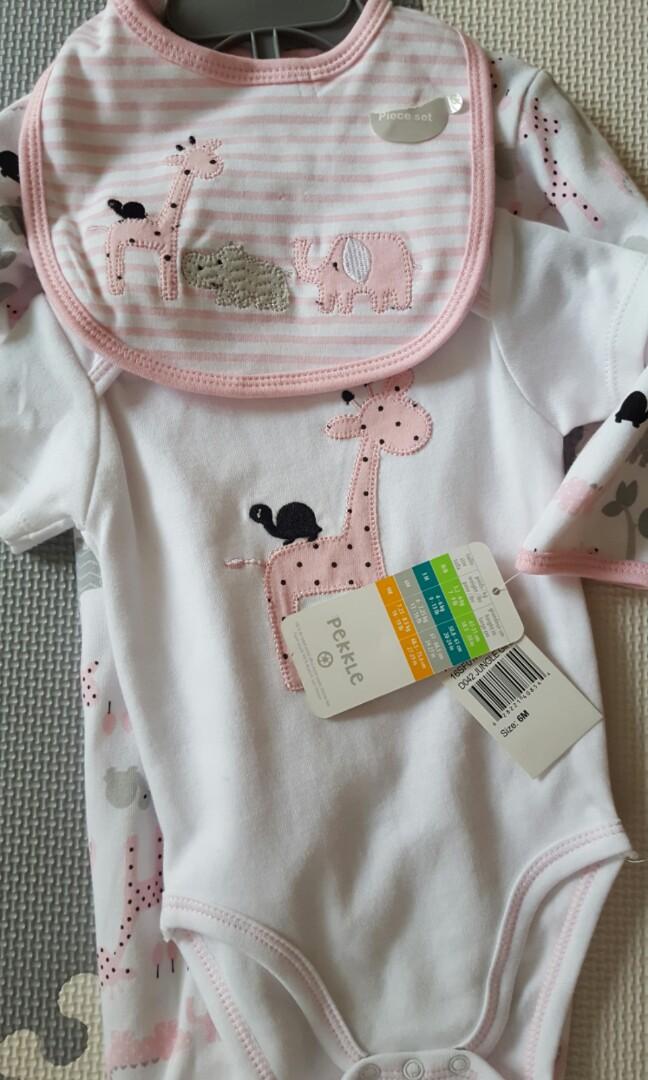 Pekkle Onesies With Bib Babies Kids Babies Apparel On Carousell
