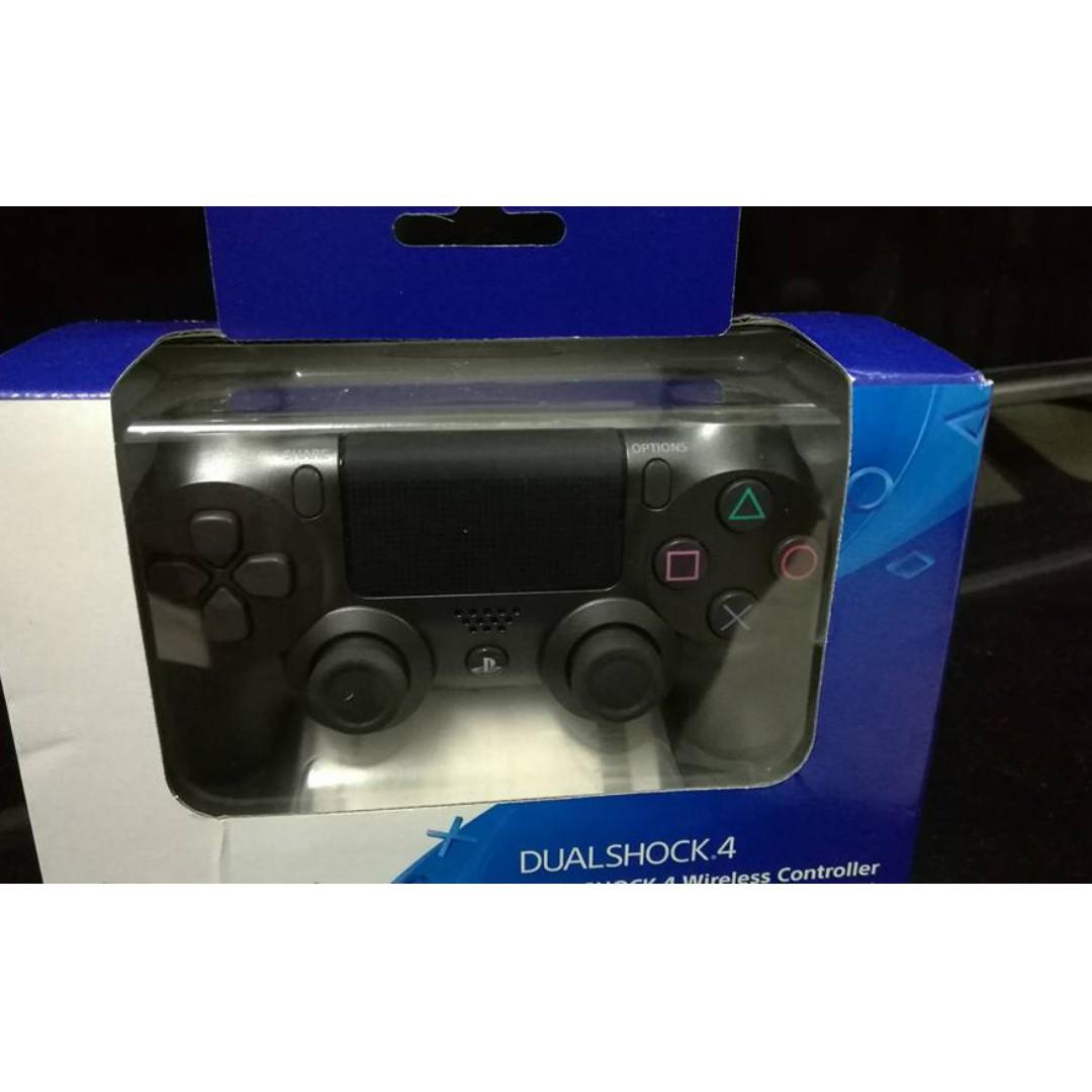 ps4 dualshock controller v2 original sony my black color NEW SET