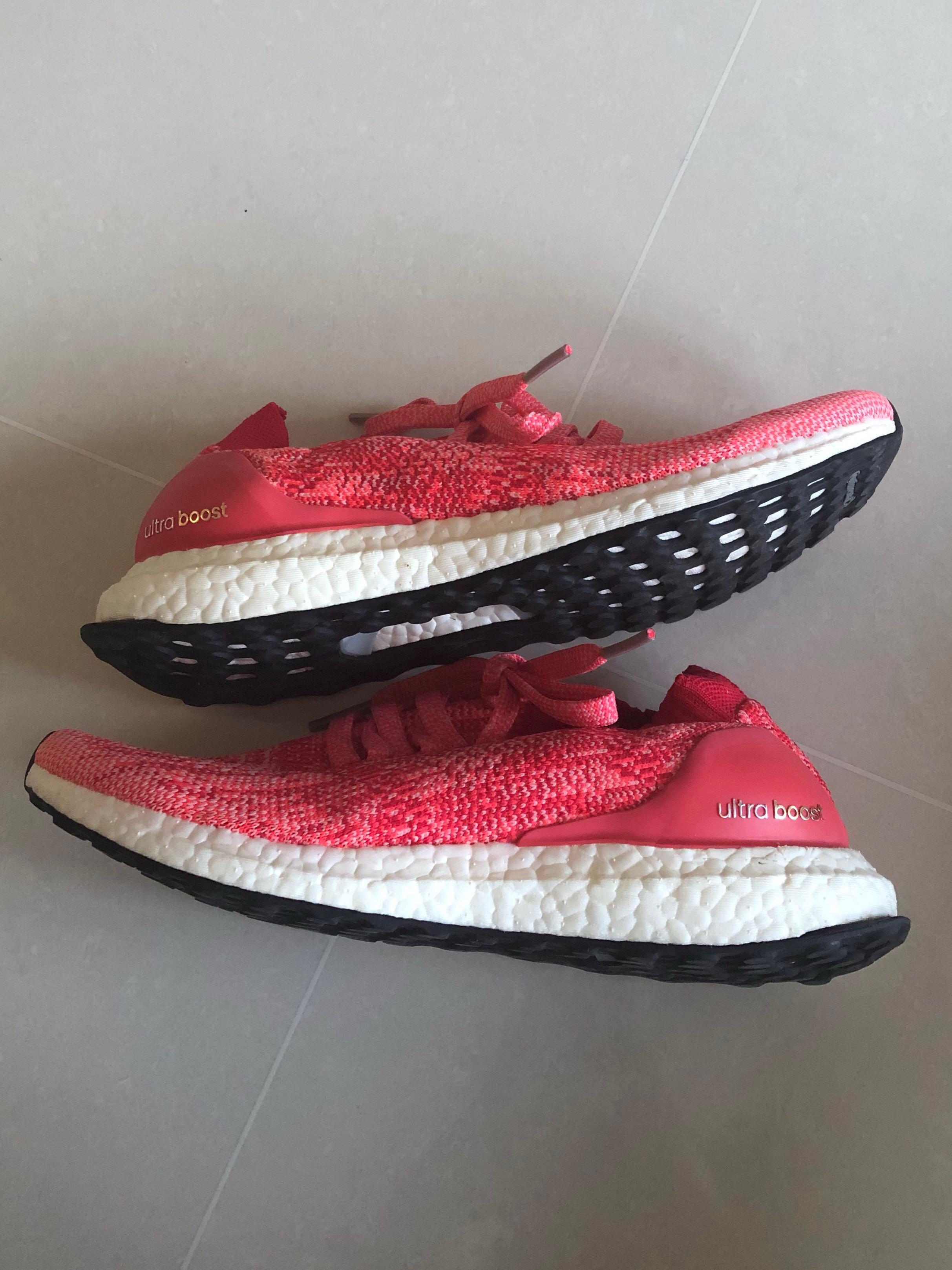 Red pink Adidas Ultra Boost Women s Fashion Footwear Sneakers