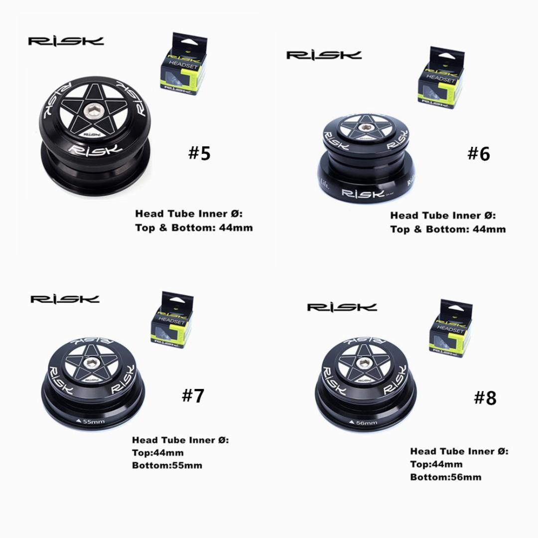 Risk High-quality seal bearing headset, all bike size available