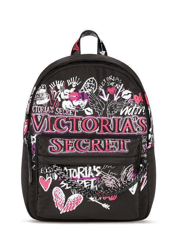 victoria secret graffiti backpack