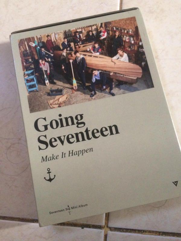 Seventeen Going Seventeen Make It Happen Ver Full Album Poster K Wave On Carousell