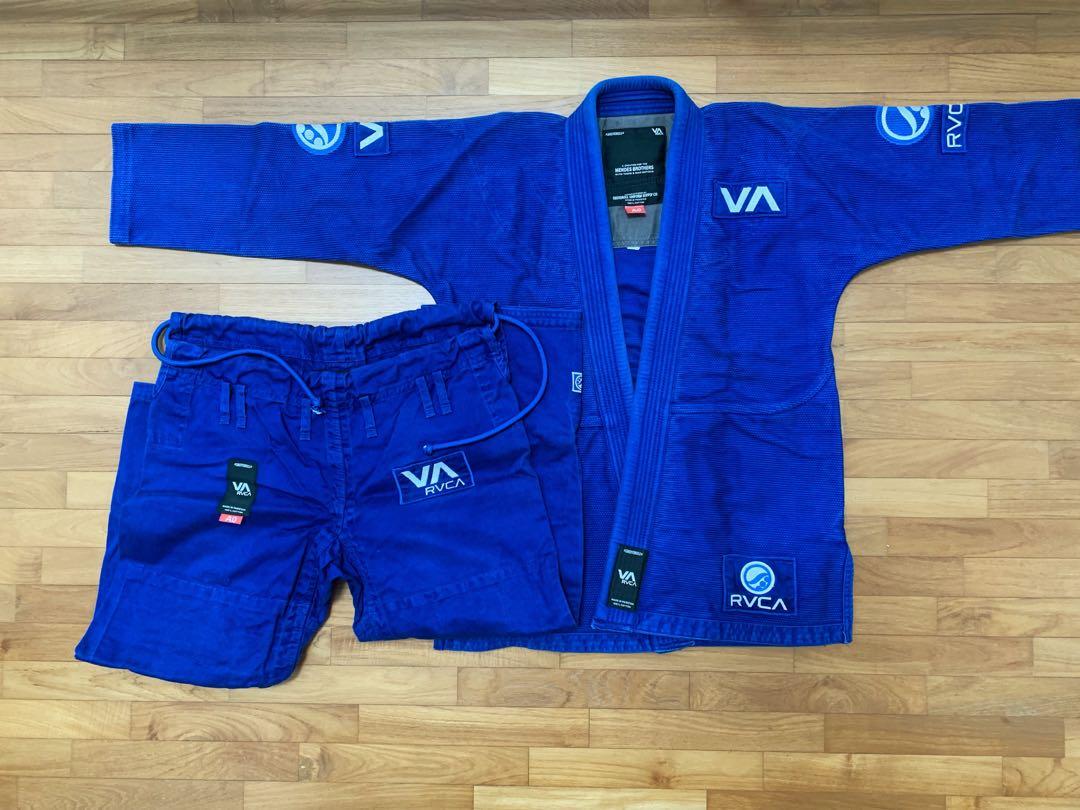 Karate Suit A2 GB  RVCA SHOYOROLL BJJ Gi Brand New with Tags Blue/Jiu Jitsu 