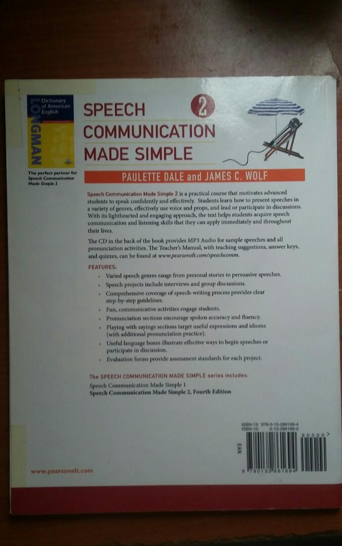 Speech Communication Made Simple 2 ( Fourth Edition), Hobbies & Toys