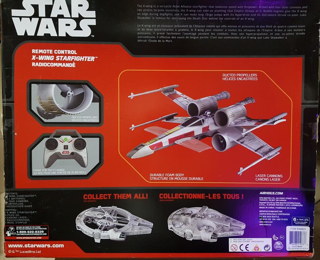 Star wars remote control xwing starfighter, Hobbies & Toys, Toys