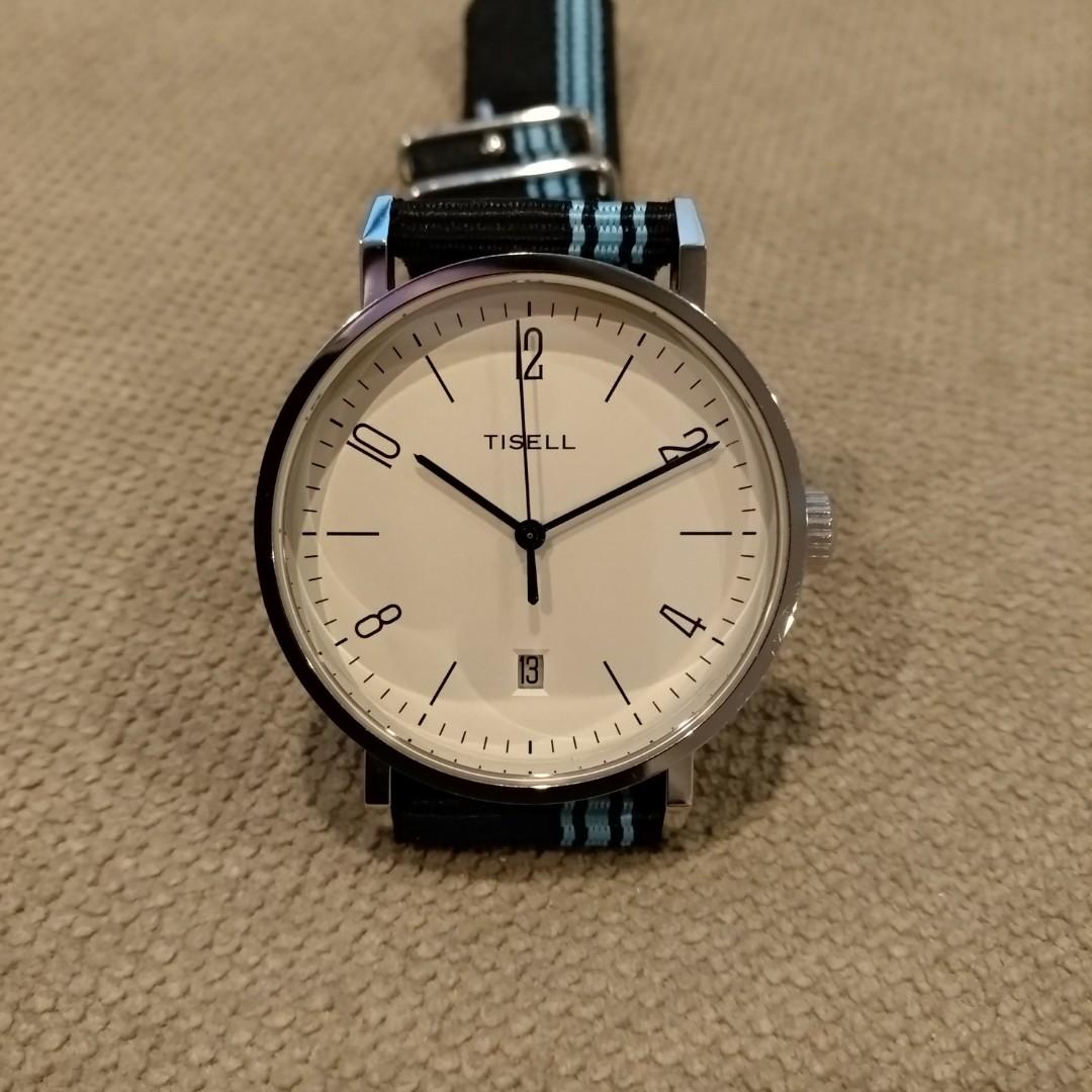 Tisell 38mm bauhaus sales design 9015 automatic