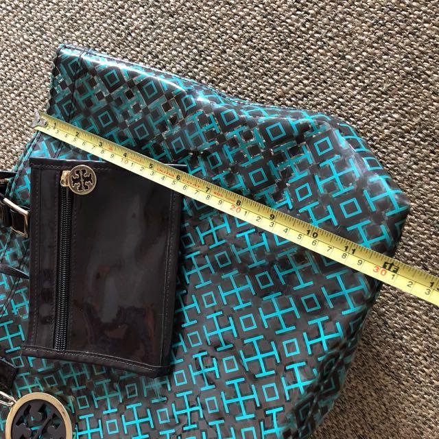 tory burch plastic bag