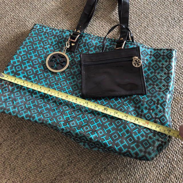 tory burch plastic bag