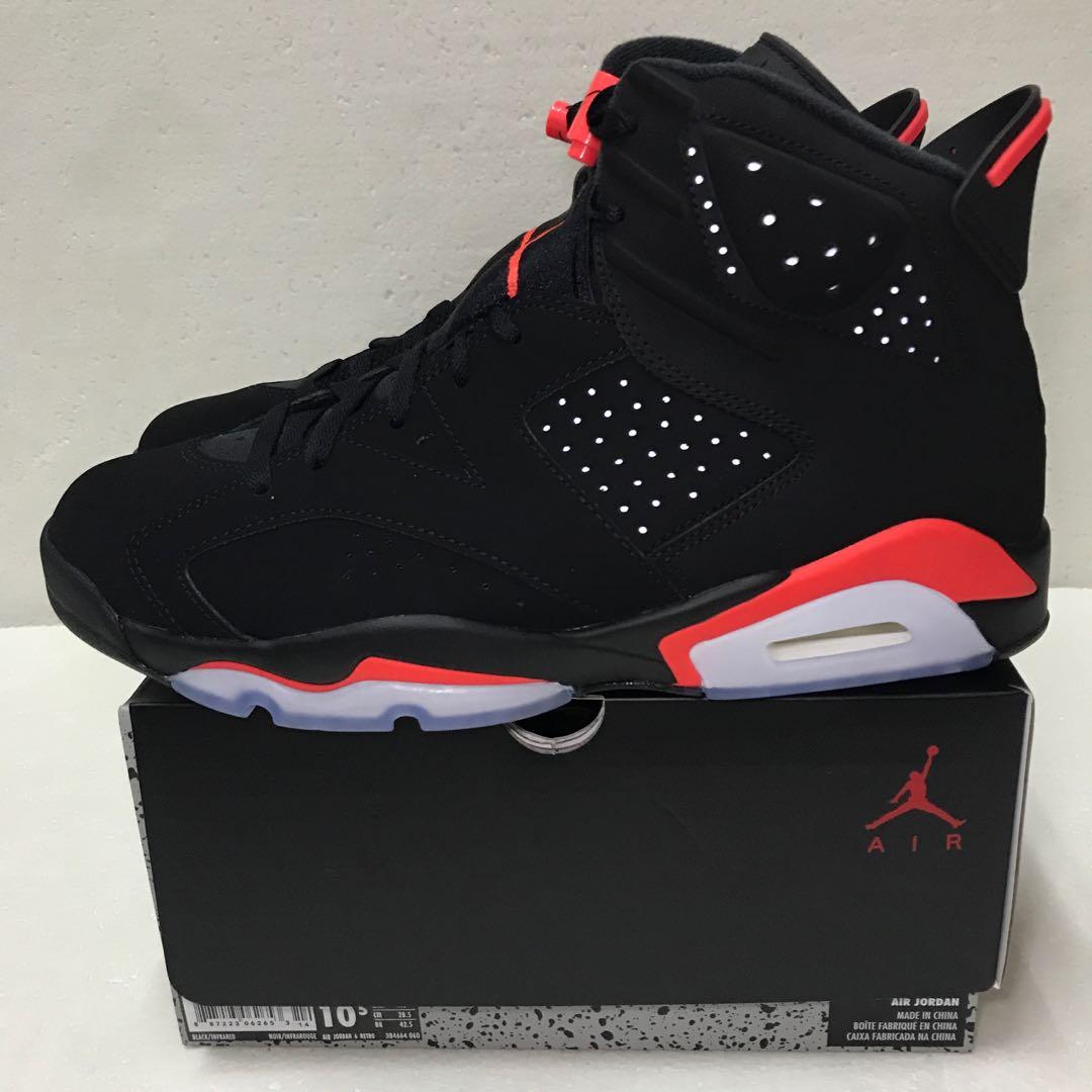 aj6 black infrared