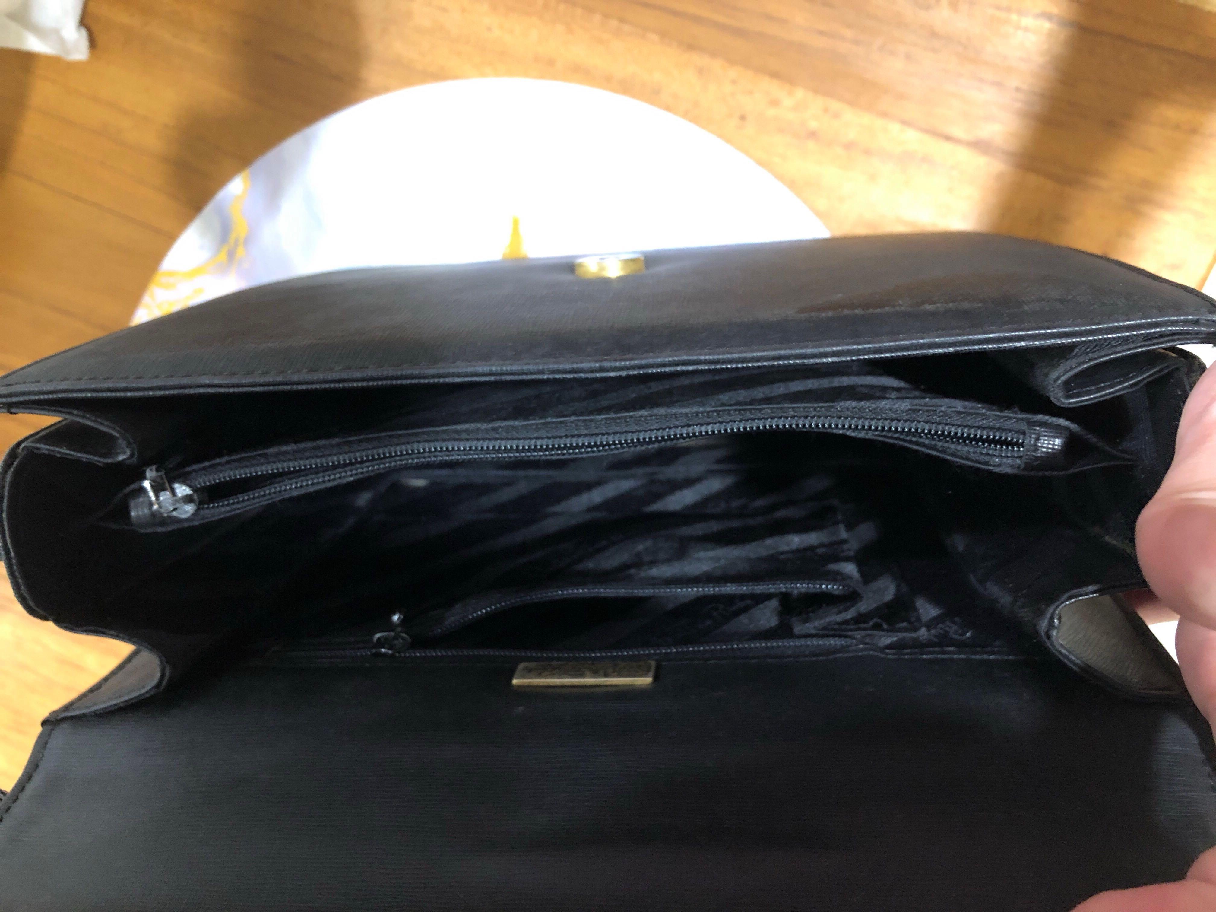 Valentino Rudy Black Vintage Handbag, Women's Fashion, Bags & Wallets ...