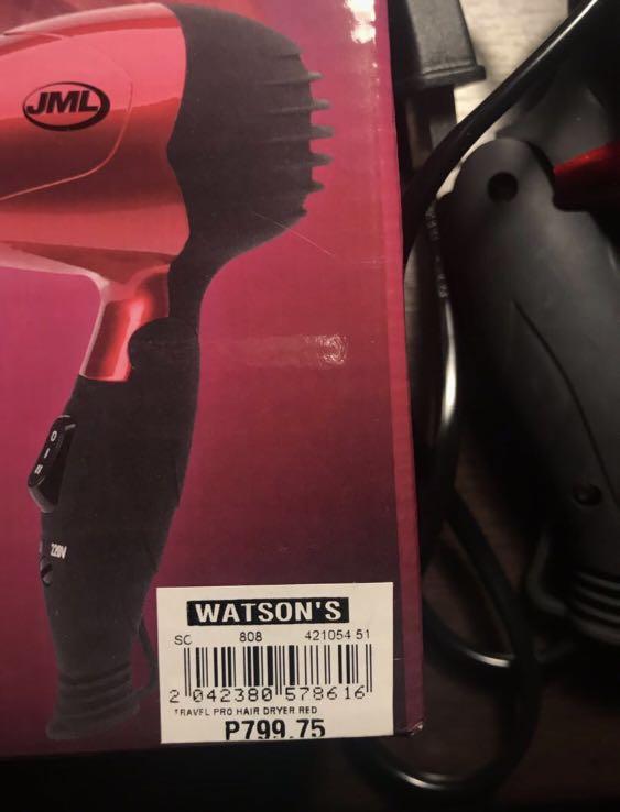 Watson s Blower Hairdryer Beauty Personal Care Hair on Carousell