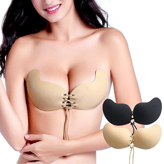 【WholeSale 20pcs/sets】Backless Strapless Magic Stick Silicone Self Adhesive  Push Up Sexy Invisible Bra