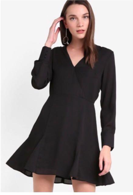 zalora long sleeve dress