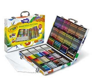 Crayola Inspiration Art Case, 140 Pieces, Assorted Colors, Gifts for Kids 