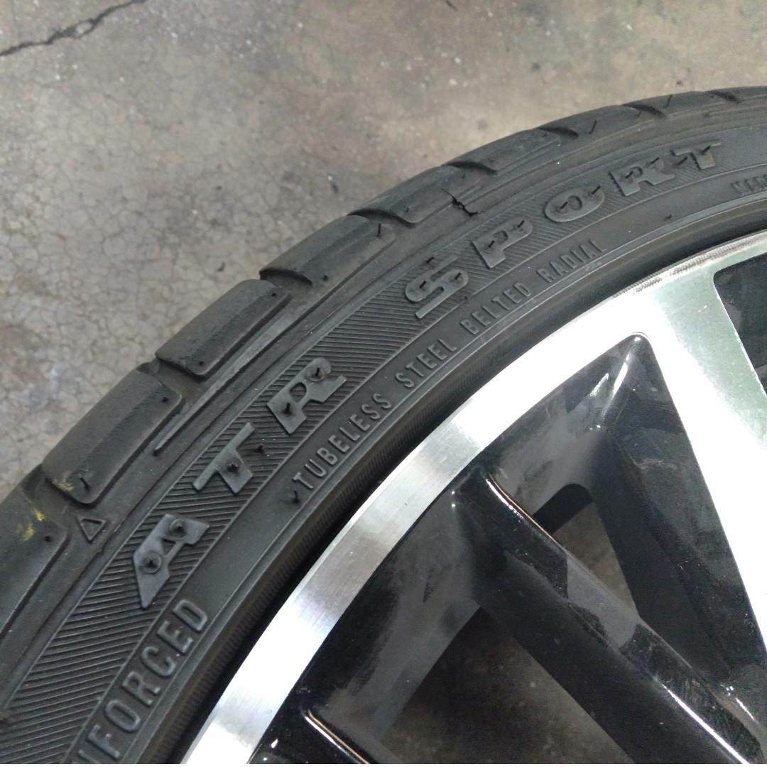 4pcs ACHILLES ATR SPORT TYRE 225 35 19, Auto Accessories on Carousell