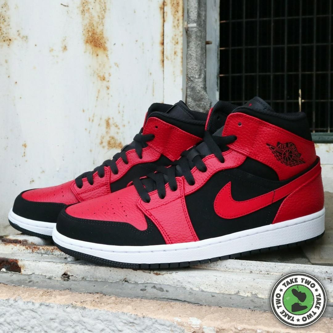 jordan 1 mid reverse bred