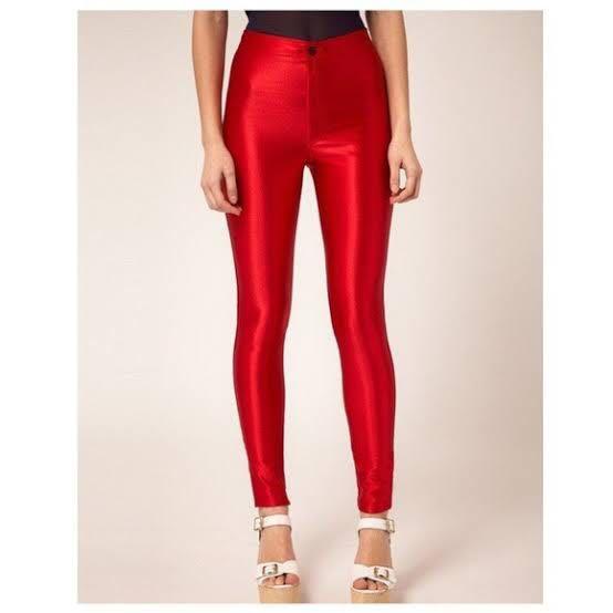 American apparel red disco pants outlet