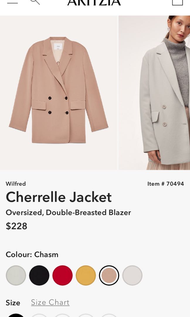 Aritzia Cherrelle Jacket Women s Fashion Clothes on Carousell