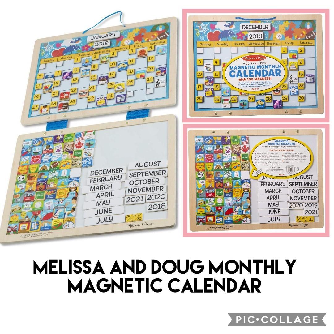 melissa and doug calendar 2019