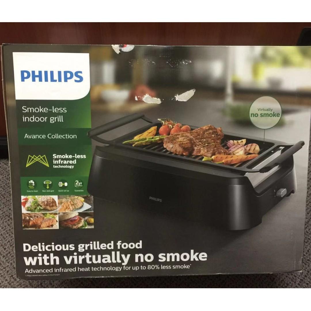Brand New Philips Portable Electric Infrared Indoor Grill