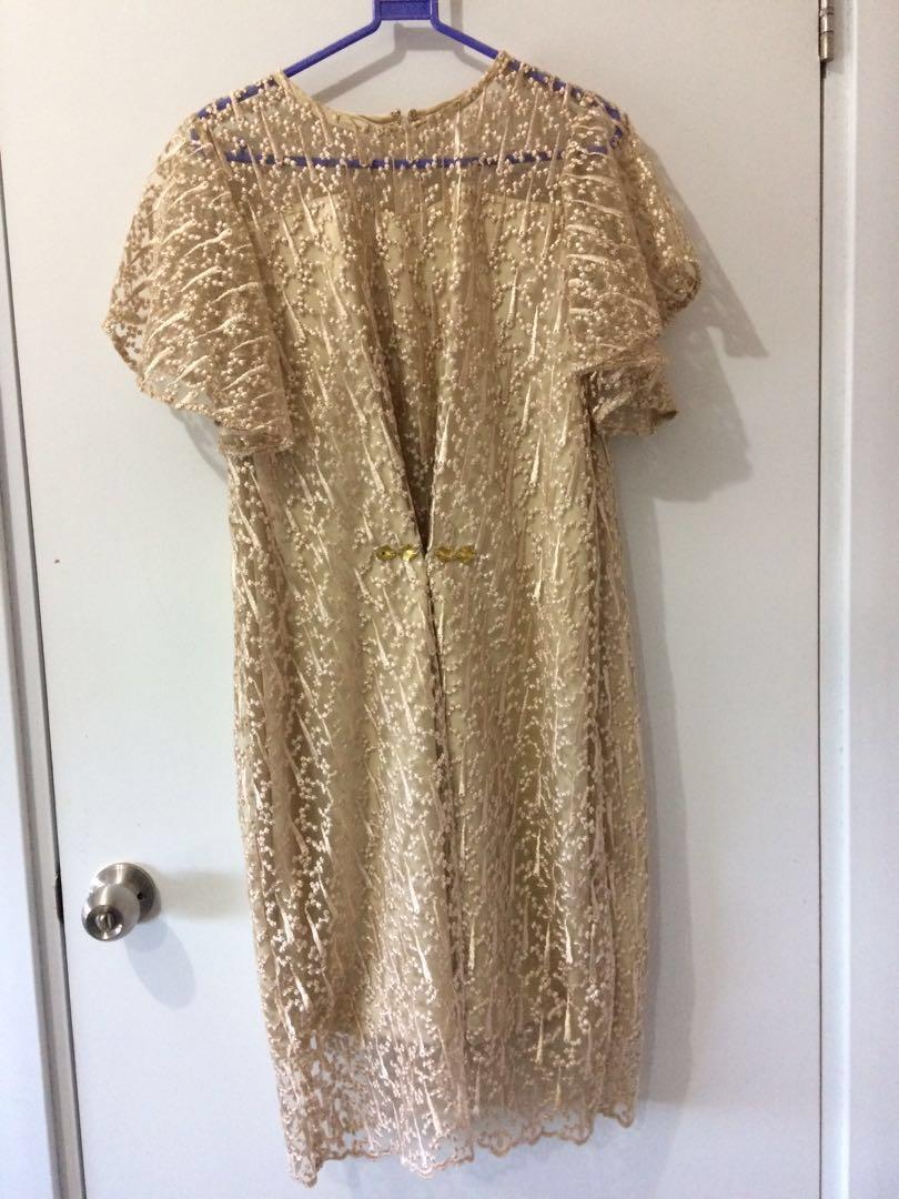 Bridesmaid Dress Dress Kondangan Brokat 3d Fesyen Wanita Pakaian Wanita Gaun Rok Di Carousell