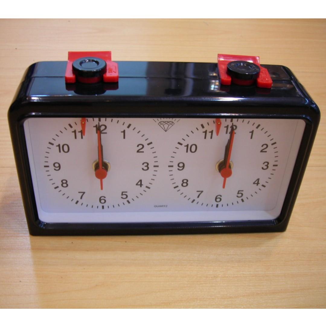 Chess Clock (Category: Board Games & Puzzles) located in Singapore. Submitted by ranking_sports (Listing ID 215731503, Image 1). Description: Battery operated Chess Clock. Model : CHE-CLK Fixed price.Non nego. Purchase ONLY from shop. Ranking Sports and Music BLK 231 Bain Street #03-47/49/51/53 Bras Basah Complex S(180231) Operating Hours : Mon-Sat 10am-7pm Sun 12.30pm-6pm Closed on Public Holidays.