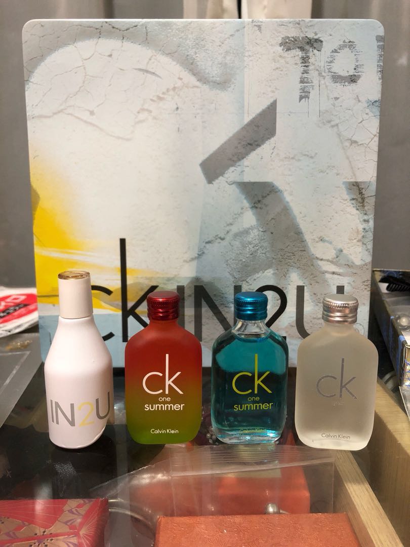 calvin klein travel perfume set