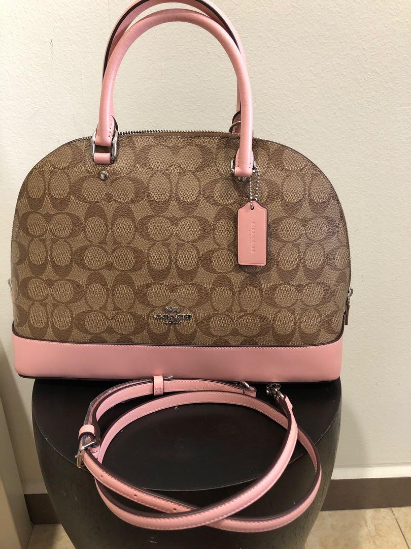 pink coach purse