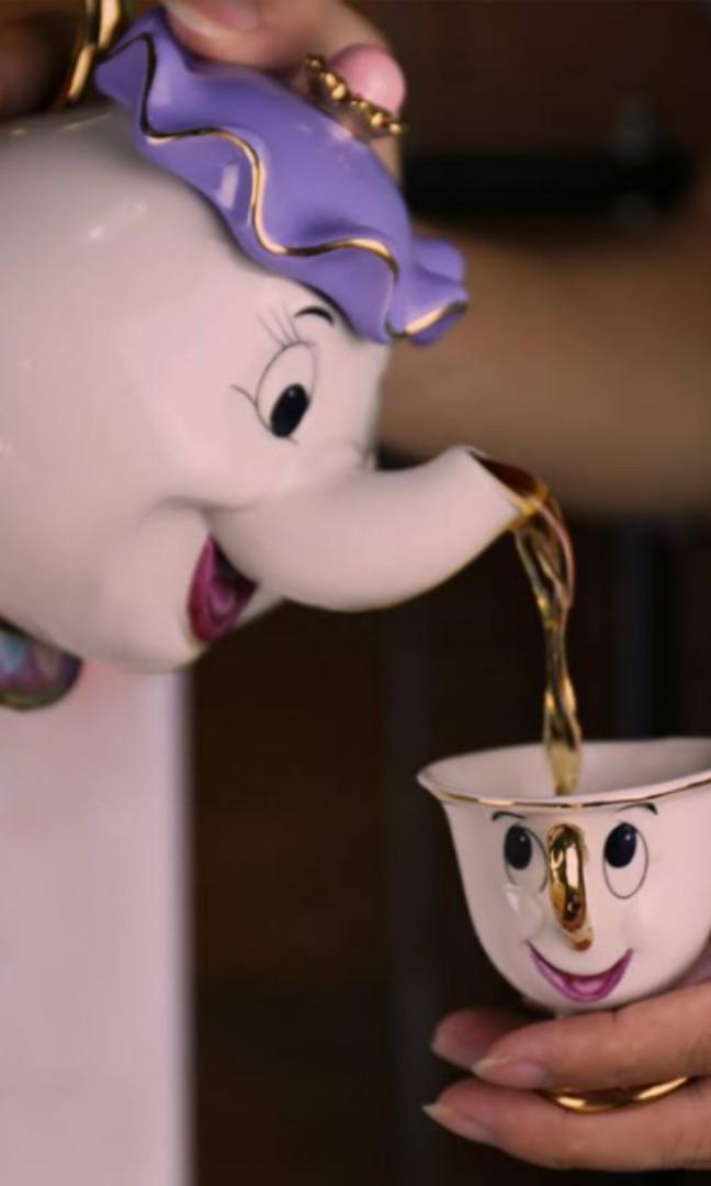 Disney Teapot Set Beauty and The Beast, Furniture & Home Living