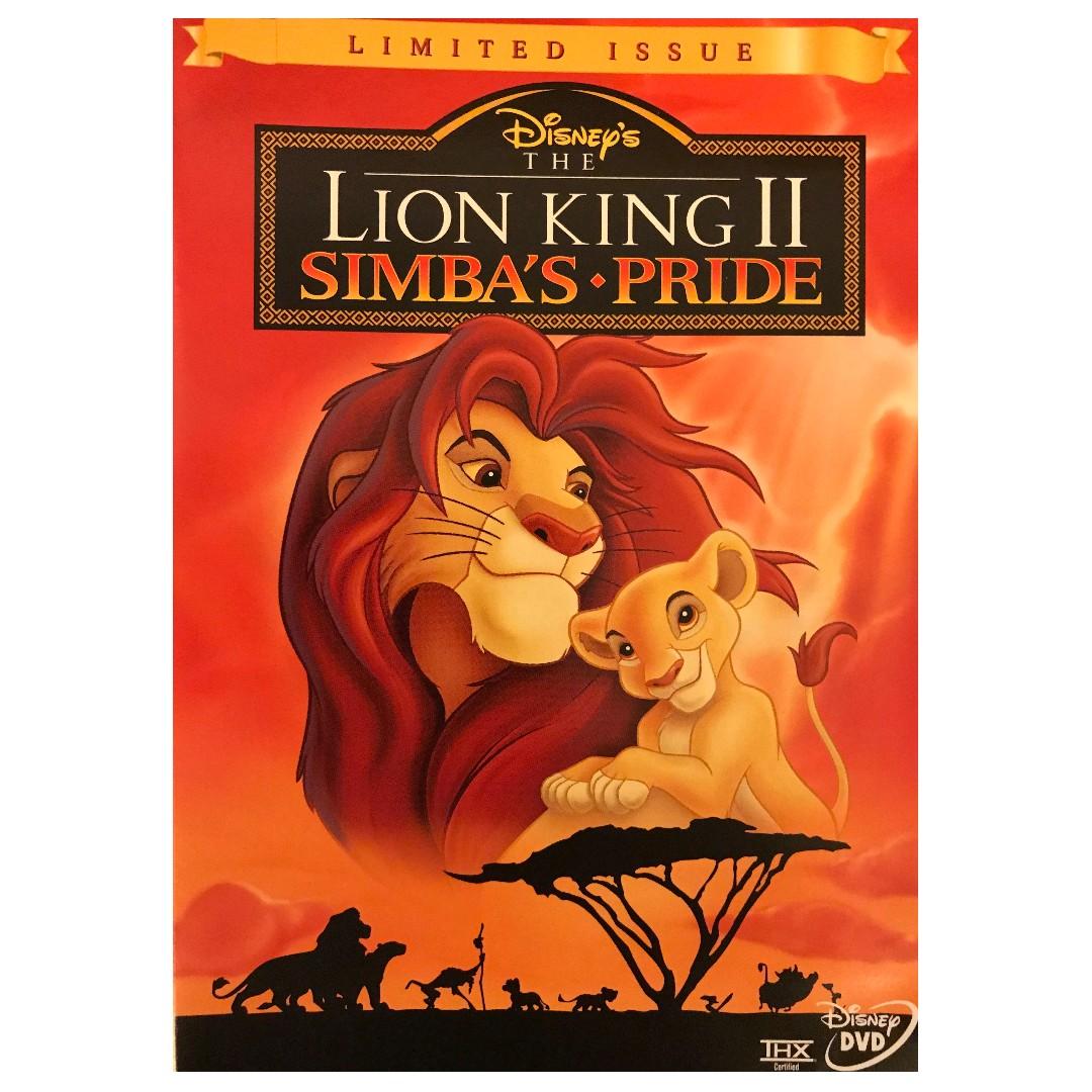 Dvd Lion King Ii Simba S Pride Limited Issue Original Usa Import Code 1 Music Media Cds Dvds Other Media On Carousell