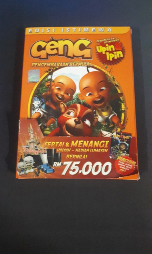 Dvd Upin Ipin Geng Pengembaraan Bermula Music Media Cd S Dvd S Other Media On Carousell