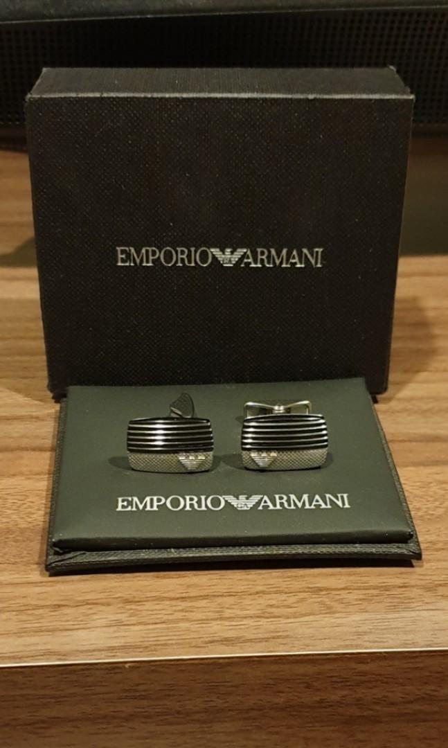Emporio Armani cuff links, Men's 