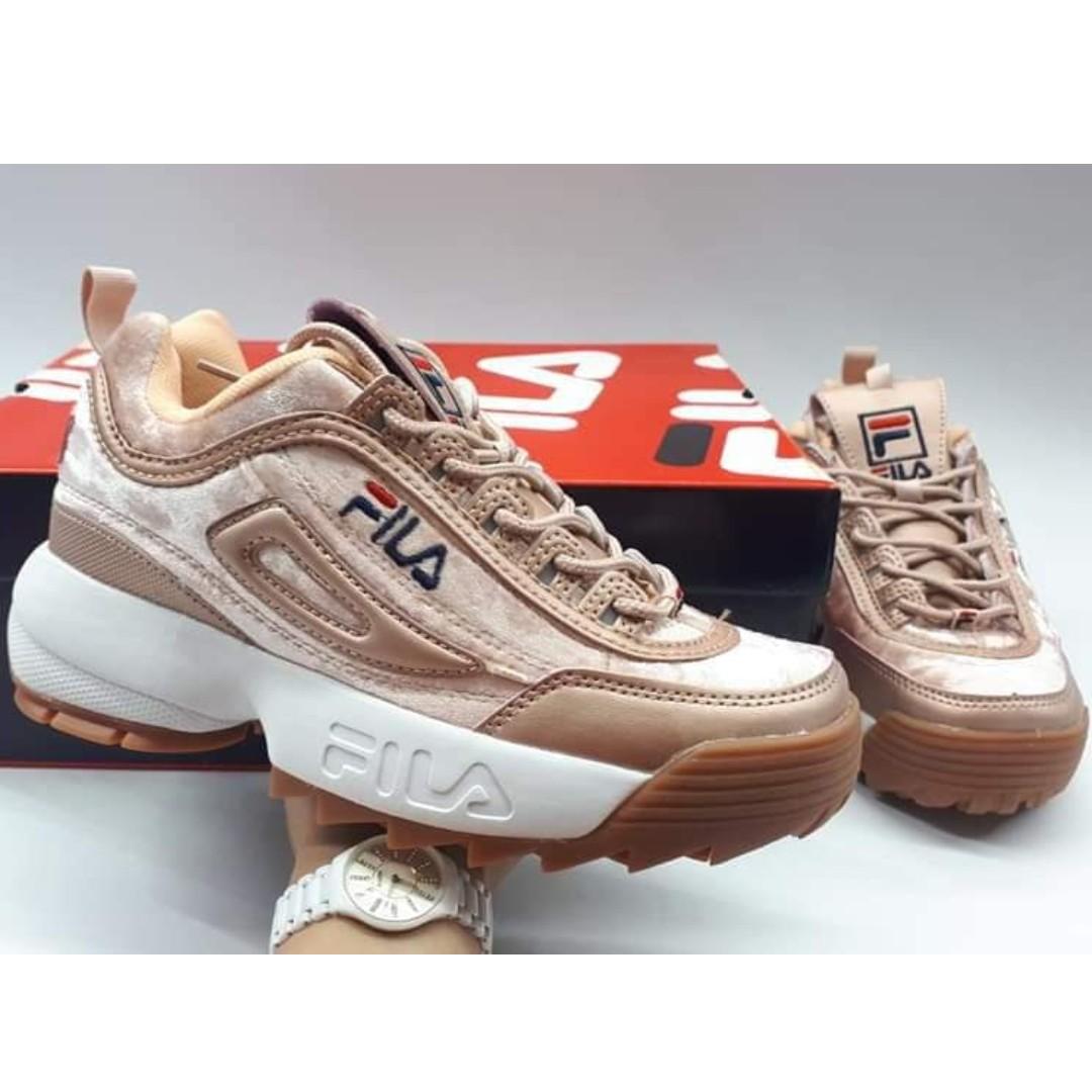 rose gold fila disruptor