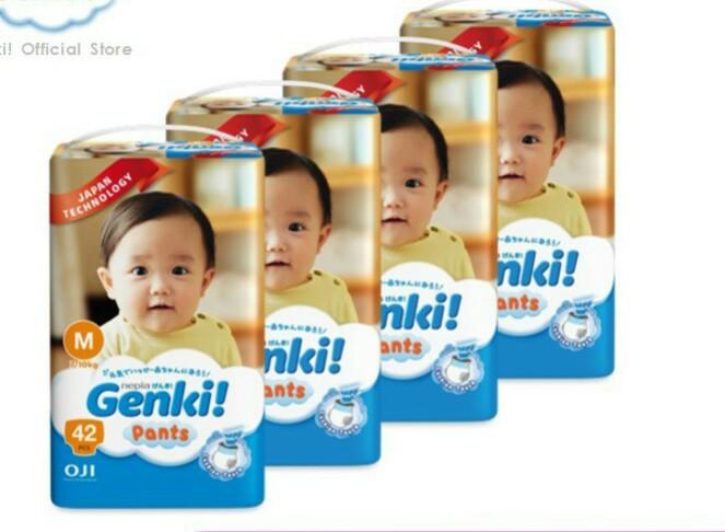 Genki pant 4 packs, Babies & Kids, Bathing & Changing, Diapers & Baby ...