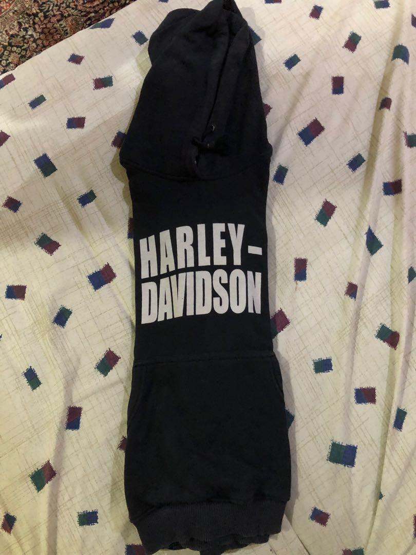 Harley Davidson Hoodie Original Fesyen Pria Pakaian Atasan Di Carousell