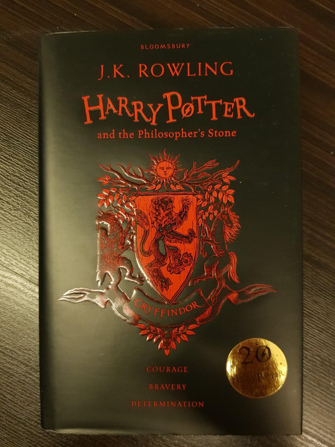 010 Harry Potter And The Philosopher S Stone Gryffindor Edition By J K Rowling Books Stationery Fiction On Carousell