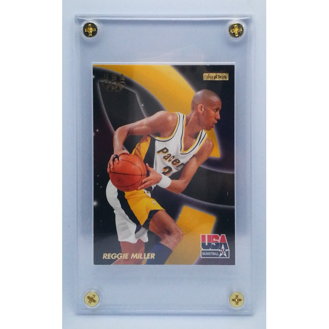 Hot 1996 Reggie Miller Skybox Usa Basketball Card Toys Games